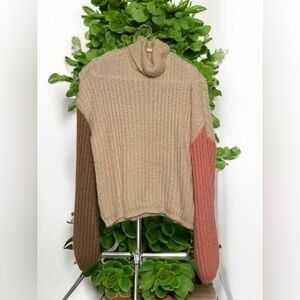 ❤️🎀 LIKE NEW PrettyLittleThing Multicolor Turtleneck Sweater